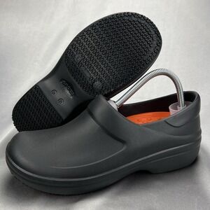 Crocs Bistro Pro LiteRide™ Work Clog Black Women's 11 Non-Slip Nursing Comfort